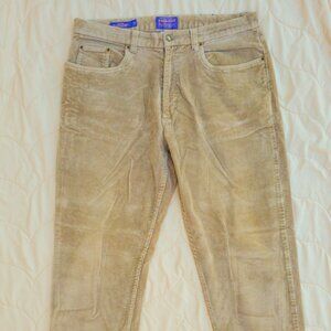 Pendleton soft cozy corduroy pants beige cream 34 waist, 30 inseam